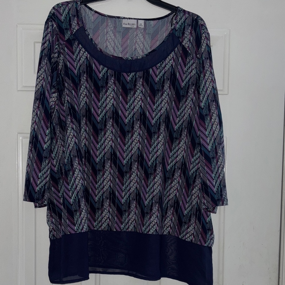 Kim Rogers Woman’s Blouse 3XL
